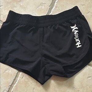 Hurley Women's Black Athletic Shorts